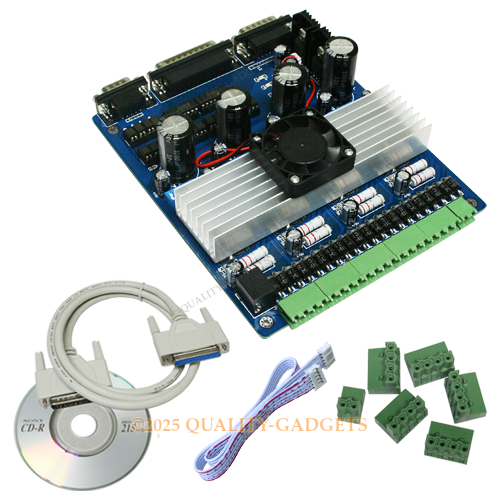 CNC 4 Achsen TB6560 Schrittmotor Steuerungskarte 1.5A-3A + Zubehöre + Software - Bild 1 von 10